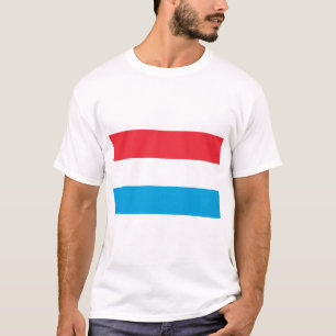 Flagge Luxemburgs T-Shirt