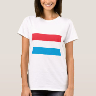 Flagge Luxemburgs T-Shirt