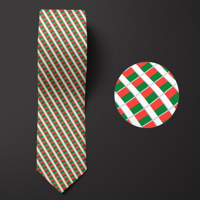 Flagge Madagaskar-Muster Krawatte (Von Creator hochgeladen)