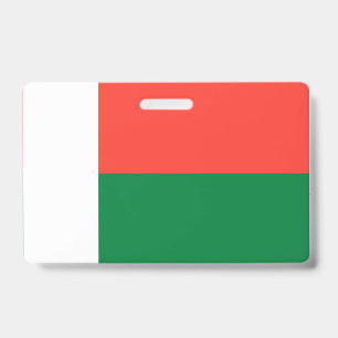 Flagge Madagaskars Ausweis
