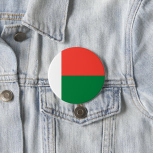 Flagge Madagaskars Button