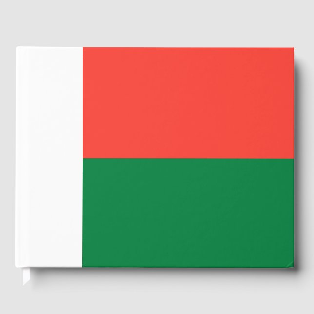 Flagge Madagaskars Gästebuch (Vorderseite)