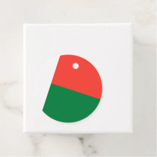 Flagge Madagaskars Geschenkanhänger