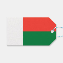 Flagge Madagaskars Geschenkanhänger
