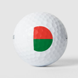 Flagge Madagaskars Golfball