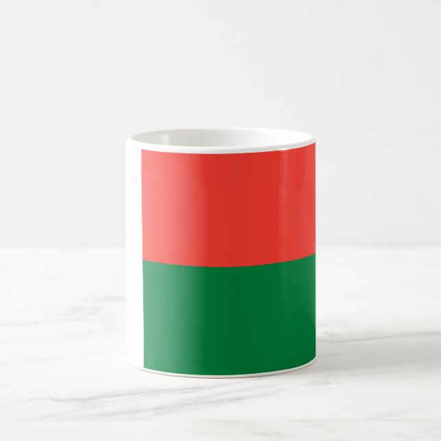 Flagge Madagaskars Kaffeetasse (Mittel)