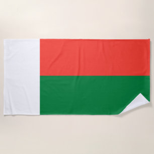 Flagge Madagaskars Strandtuch