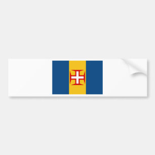 Flagge Madeiras (Portugal) Autoaufkleber