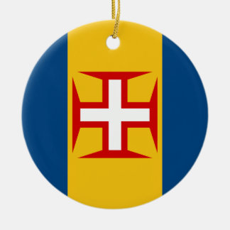 Flagge Madeiras (Portugal) Keramikornament