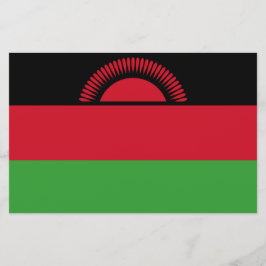 Flagge Malawis Briefpapier