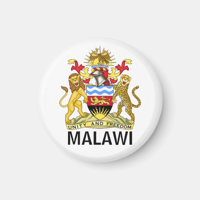 Flagge Malawis Magnet (Vorne)