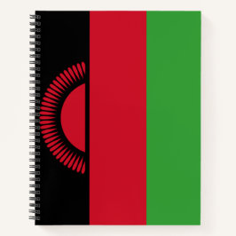 Flagge Malawis Notizbuch