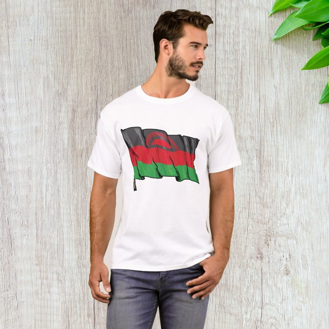 Flagge Malawis T-Shirt (Von Creator hochgeladen)