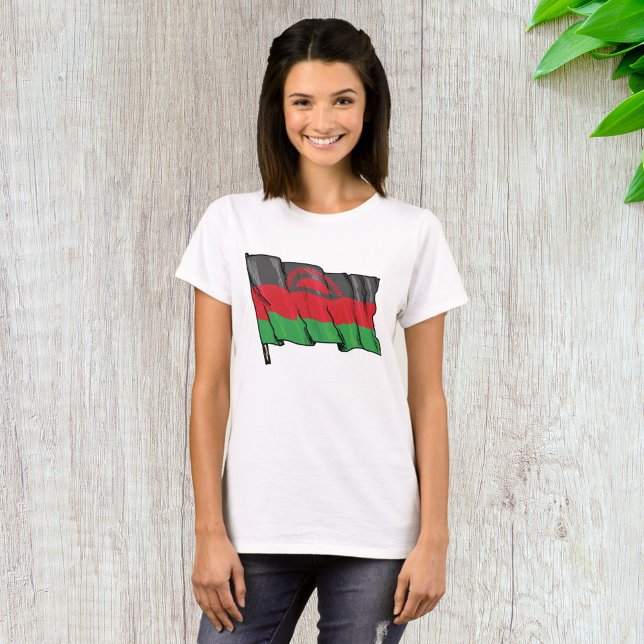 Flagge Malawis T-Shirt (Von Creator hochgeladen)