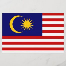 Flagge Malaysias Briefpapier