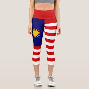 Flagge Malaysias Capri Leggings