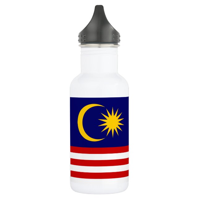 Flagge Malaysias Edelstahlflasche (Links)