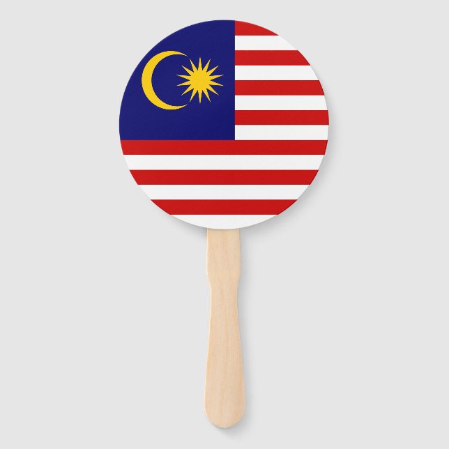 Flagge Malaysias Fächer (Vorderseite)