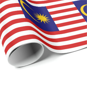 Flagge Malaysias Geschenkpapier