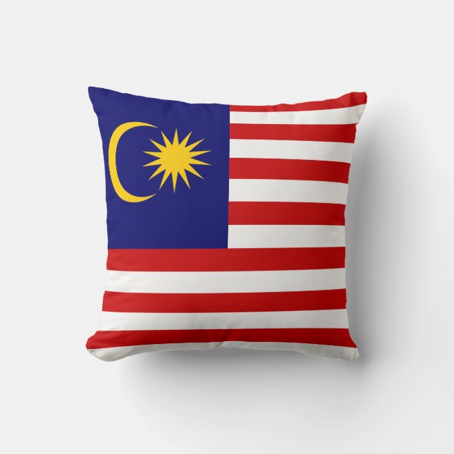 Flagge Malaysias Kissen (Vorderseite)