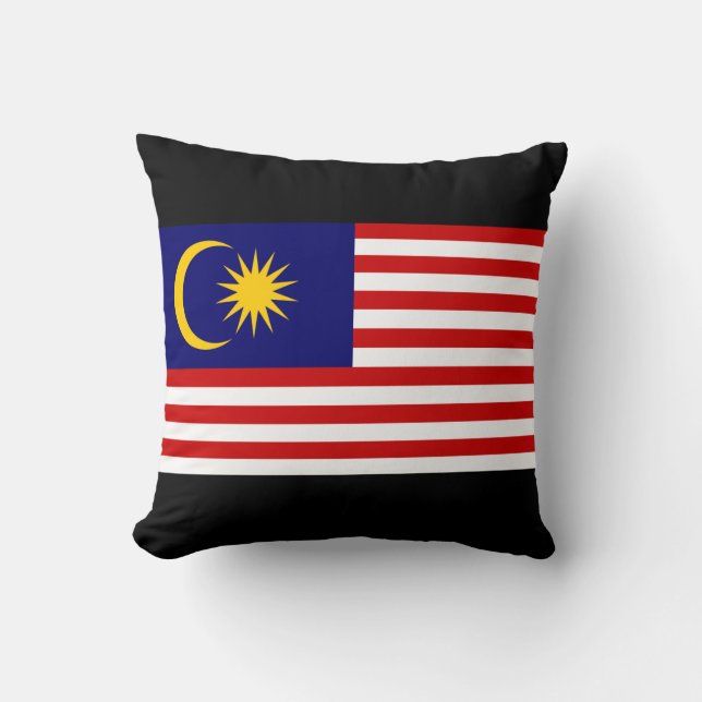 Flagge Malaysias Kissen (Vorderseite)