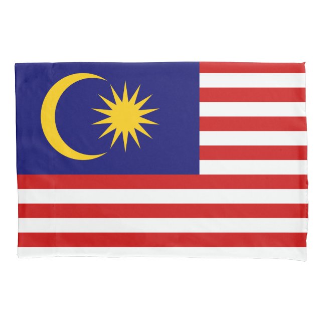 Flagge Malaysias Kissenbezug (Vorderseite)