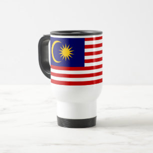 Flagge Malaysias Reisebecher