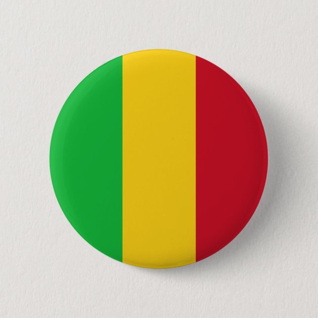 Flagge Malis Button (Vorderseite)