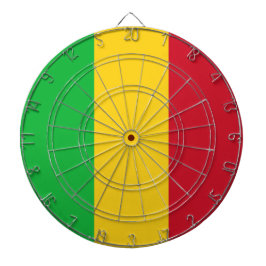 Flagge Malis Dartscheibe