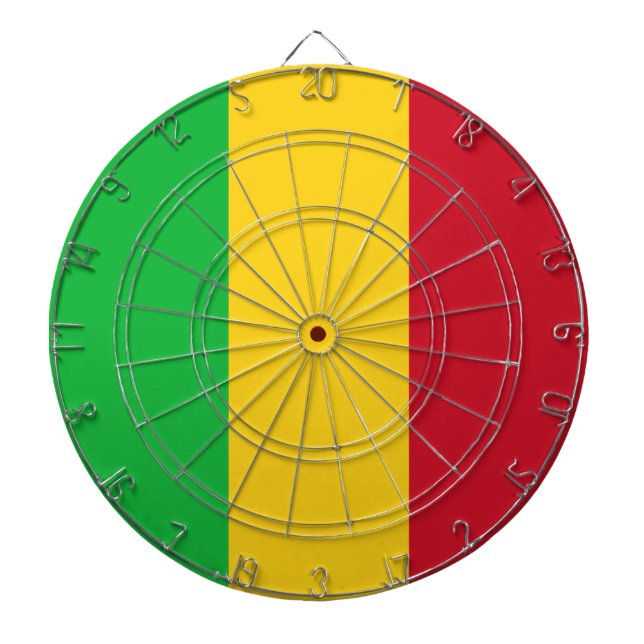 Flagge Malis Dartscheibe (vorne)