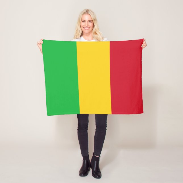 Flagge Malis Fleecedecke (Beispiel)