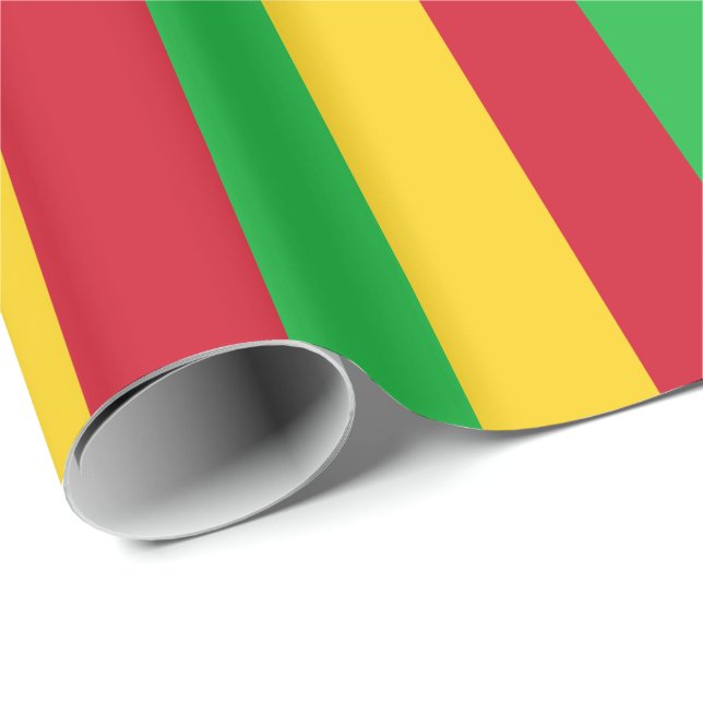 Flagge Malis Geschenkpapier (Rolleneckpunkt)