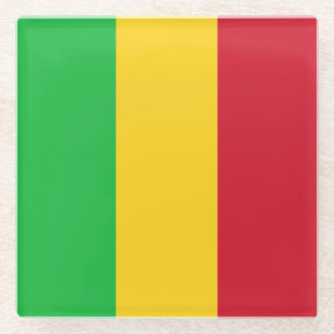 Flagge Malis Glasuntersetzer