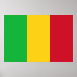 Flagge Malis Poster
