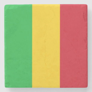 Flagge Malis Steinuntersetzer