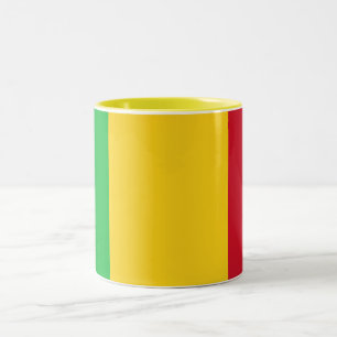 Flagge Malis Zweifarbige Tasse