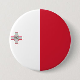 Flagge Maltas Button