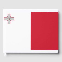 Flagge Maltas Gästebuch
