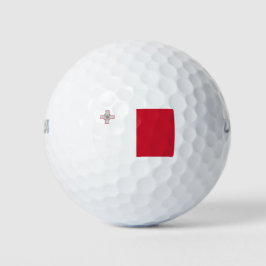 Flagge Maltas Golfball