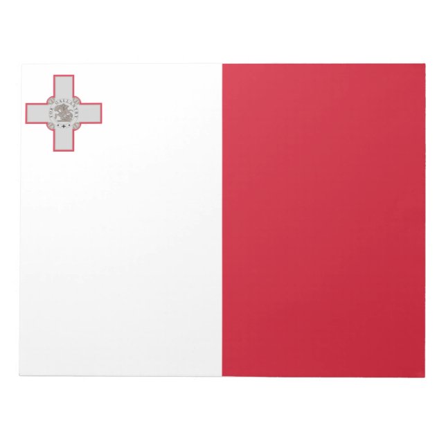 Flagge Maltas Notizblock (Vorderseite)