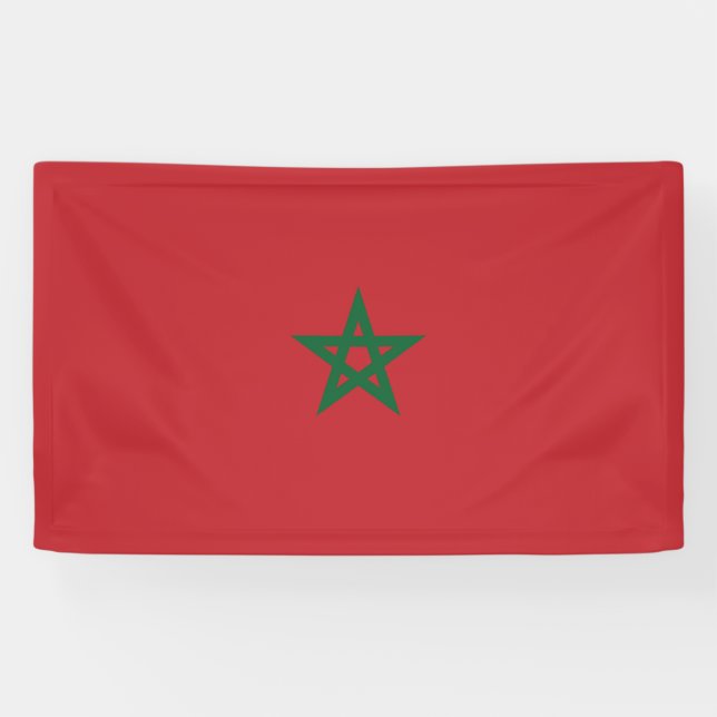Flagge Marokko Banner (Horizontal)