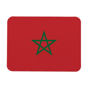 Flagge Marokkos Magnet