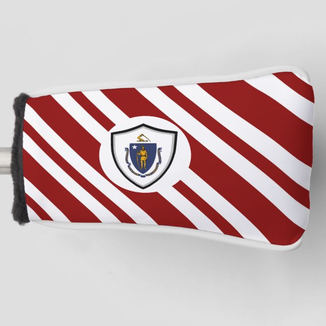 Flagge Massachusetts Golf Headcover (Vorderseite)