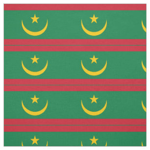 Flagge Mauretanien Stoff