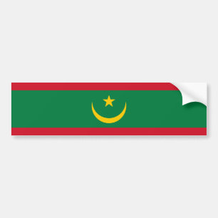 Flagge Mauretaniens Autoaufkleber