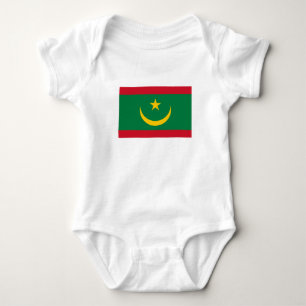 Flagge Mauretaniens Baby Strampler