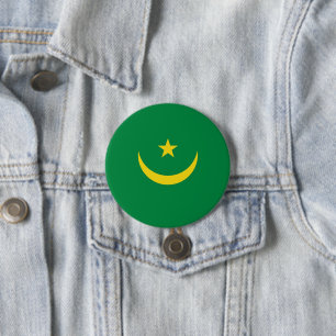 Flagge Mauretaniens Button
