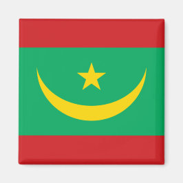Flagge Mauretaniens Magnet