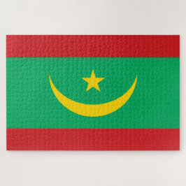 Flagge Mauretaniens Puzzle