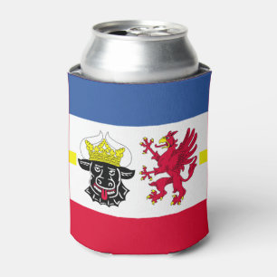 Flagge Mecklenburg-Western Pommern kann kühler Dosenkühler